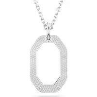 Dextera Silver Octagon Necklace - 49.5cm