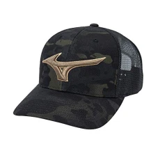Diamond Trucker Hat, Black Camo, OSFM