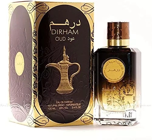 Dirham Oud 100ml | Eau de Arabian Parfum | Oriental Musky Sandalwood (for Men and Women) (Unisex)