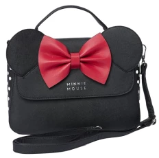 Disney Minnie Mouse Crossbody Bag with Ears and Bow, Polka Dots Disney Minnie Mouse Crossbody Bag with Ears and Bow, Polka Dots