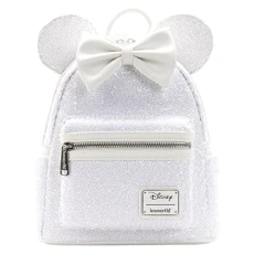 Disney Minnie Mouse Sequin Wedding Womens Double Strap Shoulder Bag Purse, Multi, One Size, Disney Minnie Sequin Wedding Mini Backpack