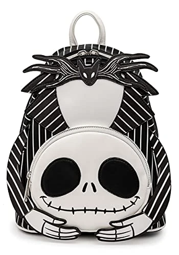 Disney Nightmare Before Christmas Headless Jack Skellington Womens Double Strap Shoulder Bag Purse