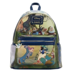 Disney Snow White Scenes Womens Double Strap Shoulder Bag Purse Disney Snow White Scenes Womens Double Strap Shoulder Bag Purse