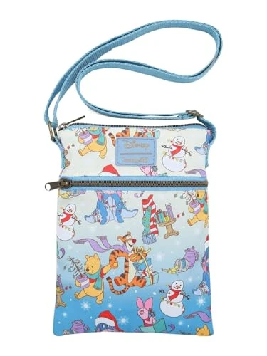 Disney Winnie The Pooh & Friends Holiday Passport Crossbody Bag, Multicolor