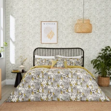 Doggy Day Care Superking Cover Set Mustard ulti