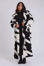 Dogtooth Borg Longline Jacket /