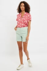 Dora Summer Gingham Shorts In Mint