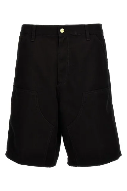 Double Knee bermuda shorts - Black