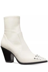 Dover Heeled Bootie, Light Cream, 3.5 UK