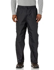 Downpour Mens Waterproof Overtrousers - Breathable Rain Pants, Ripstop Black XL Downpour Mens Waterproof Overtrousers - Breathable Rain Pants, Ripstop Black XL