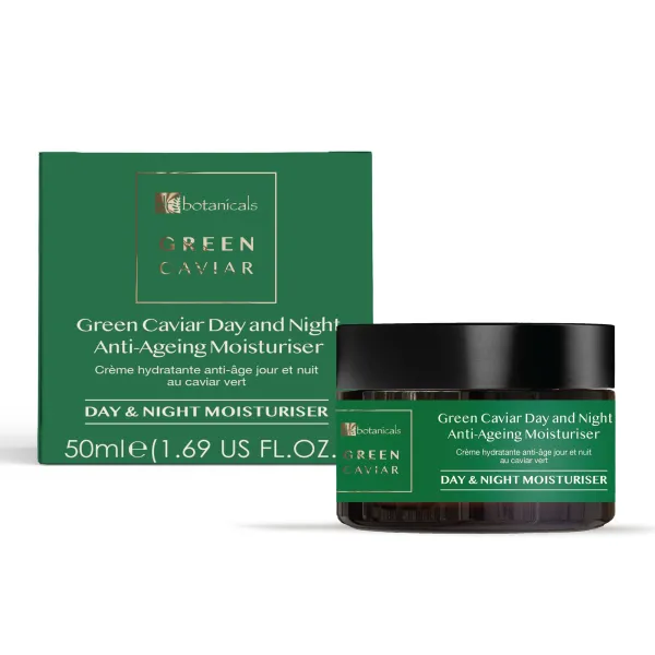 Dr Botanicals Green Caviar Day & Night Collagen Anti-Ageing Moisturiser 50ml - Transparent