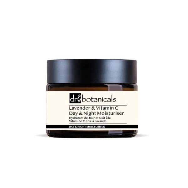 Dr Botanicals Lavender & Vitamin C Day & Night Moisturiser 50ml - Transparent