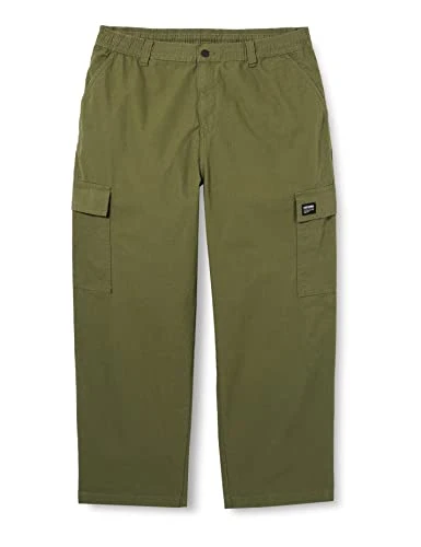 Dr Denim Men's Calder Cargo Pants, Dark Emerald, XL