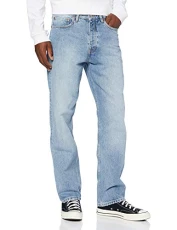 Dr Denim Men's Dash Jeans, Stone Cast Blue, 34/34