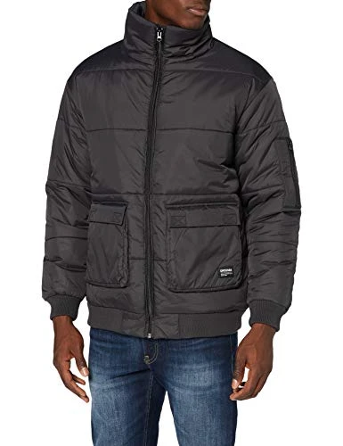 Dr Denim Men's Devo Puffer Jacket, Graphite, XL