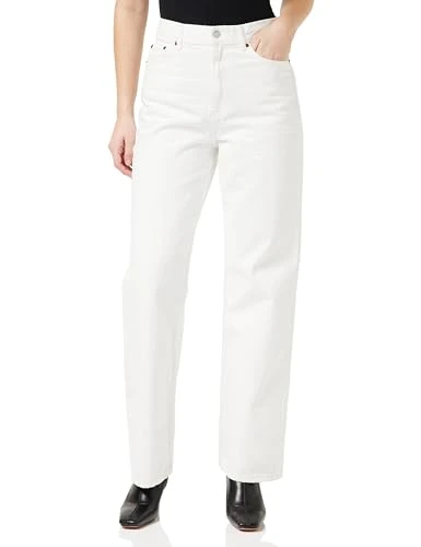 Dr Denim Women's Echo Jeans, White, 30/32