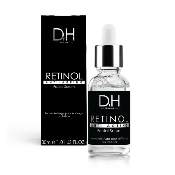 Dr H Anti-Ageing Retinol Facial Serum 30ml - Transparent