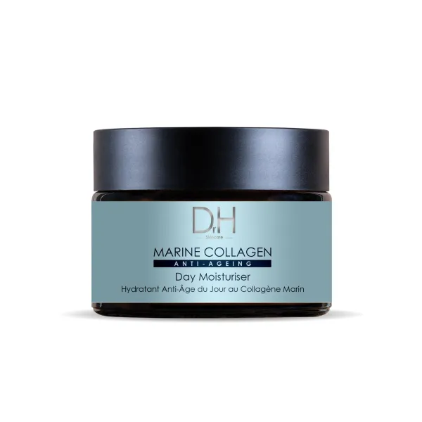 Dr H Marine Collagen Anti-Ageing Day Moisturiser 60ml - Black