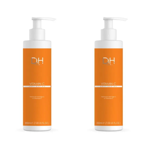 Dr H Vitamin C Anti-Ageing Cleanser 200ml x Duo Pack - White