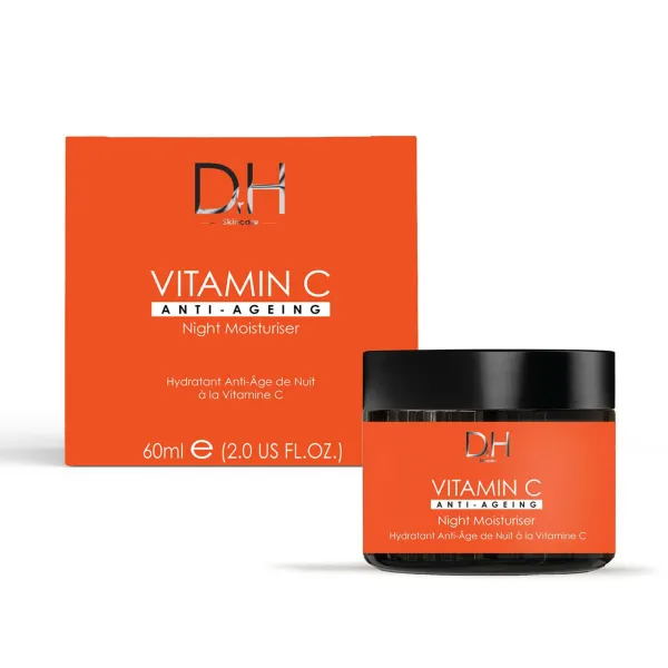 Dr H Vitamin C Anti-Ageing Night Moisturiser 60ml - Transparent