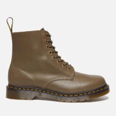 Dr Martens Mens 1460 Pascal Carrara Leather Boots - Green