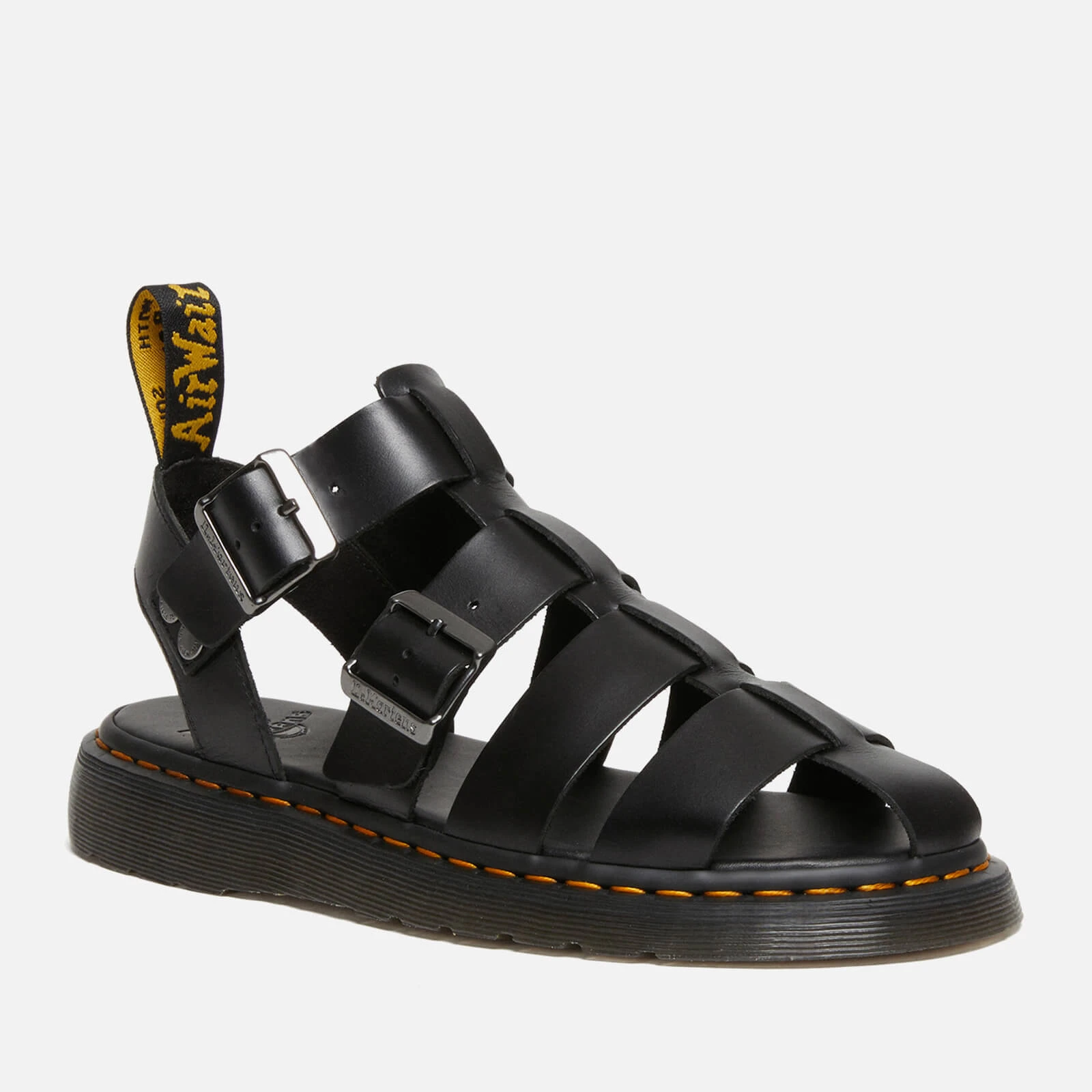 Dr Martens Mens Leather Fisherman Sandals - Black