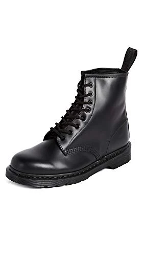 Dr Martens Unisex-Adult Monochrome 1460 Lace Up Boot, Black, 7 UK