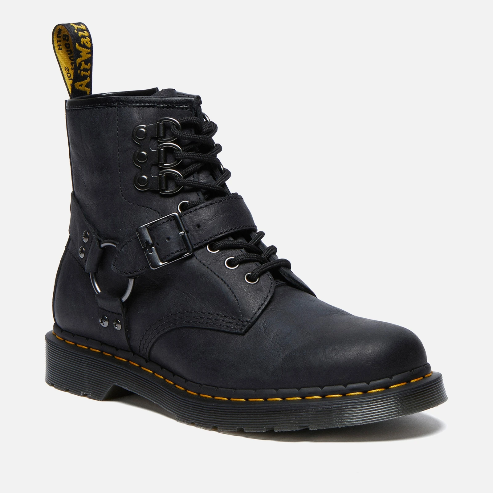 Dr Martens Womens 1460 Hardware Leather Boots - Black