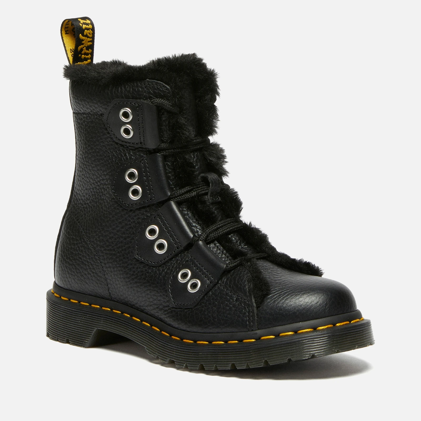 Dr Martens Womens 1460 Lace To Toe Leather Boots - Black