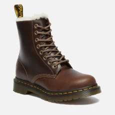 Dr Martens Womens 1460 Pascal Serena Leather Boots - Brown