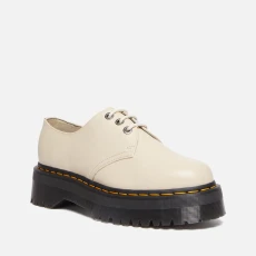 Dr Martens Womens 1461 Quad Ii Leather Shoes - Beige