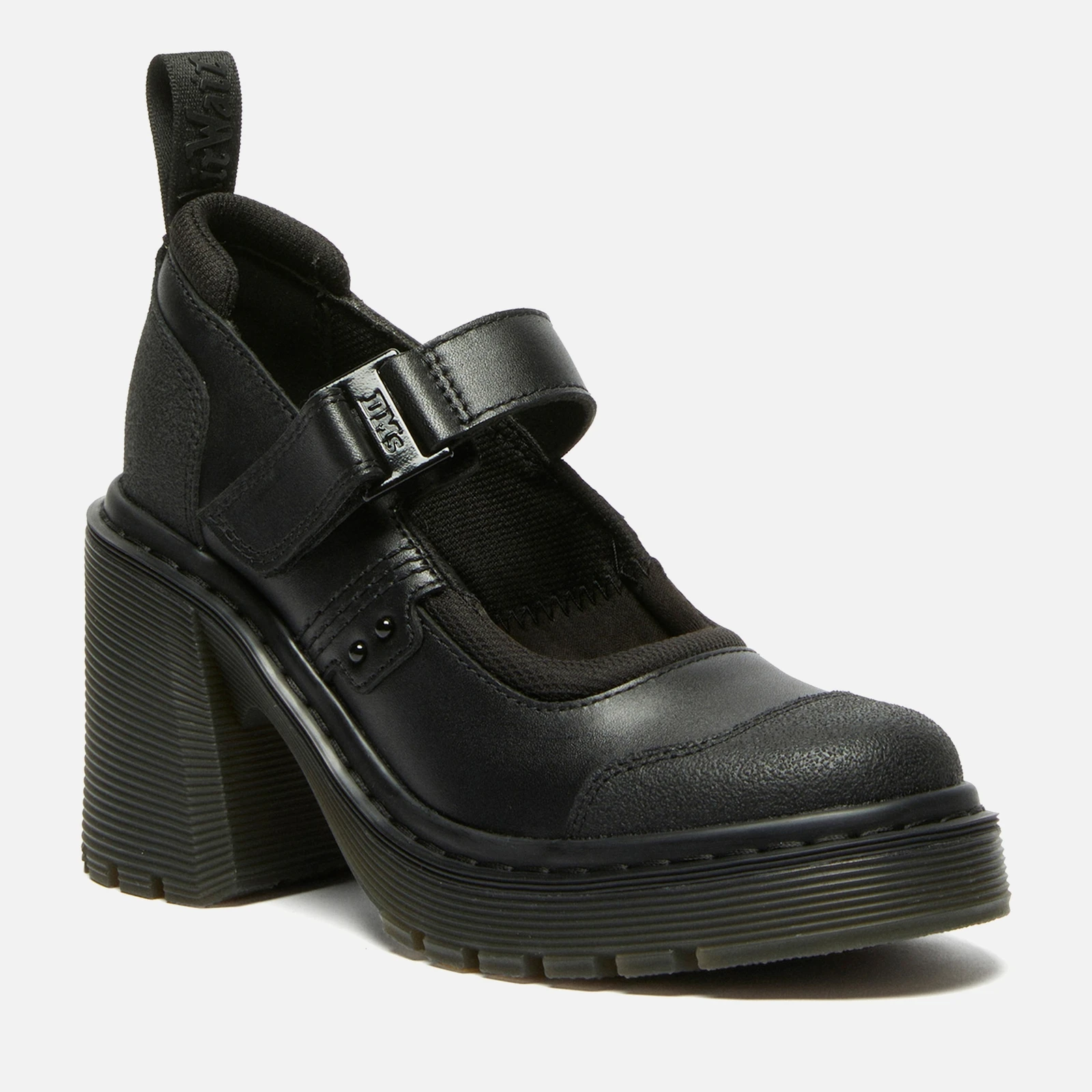 Dr Martens Womens Eviee Tech Heeled Mary Janes - Black