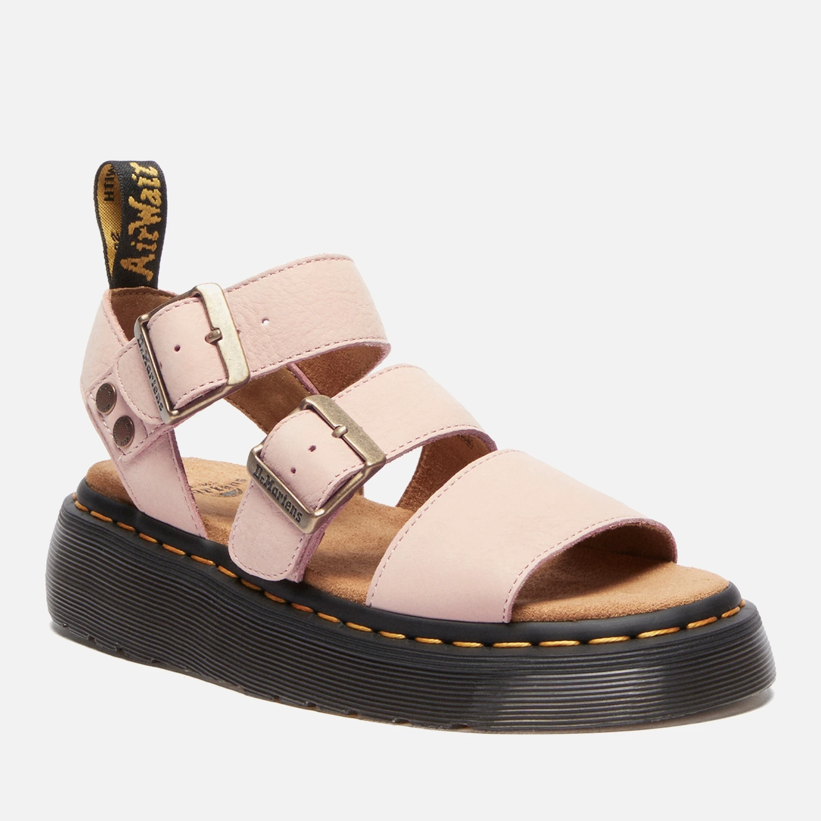 Dr Martens Womens Gryphon Quad Leather Sandals - Pink