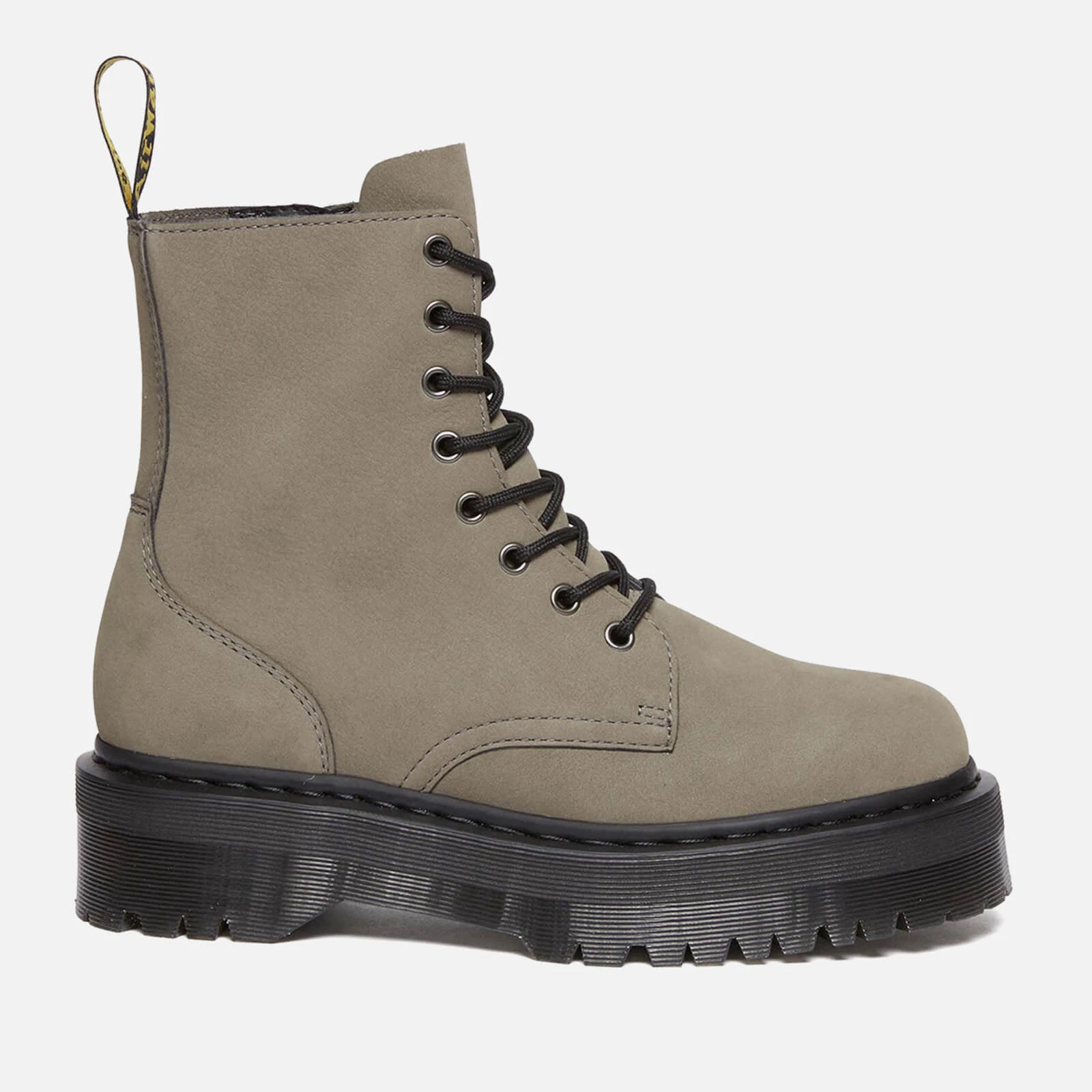 Dr Martens Womens Jadon Waterproof Nubuck Leather Boots - UK - Grey