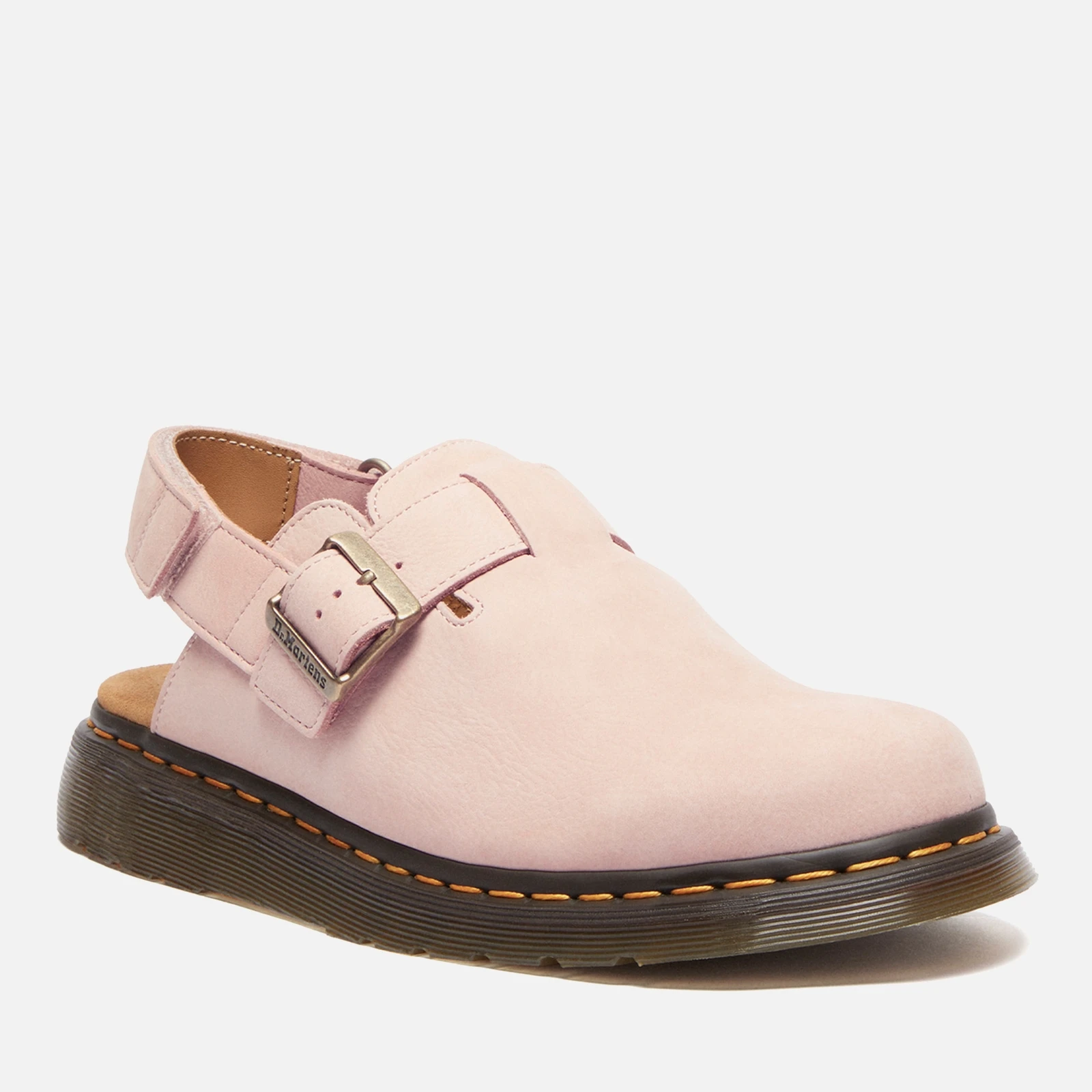 Dr Martens Womens Jorge II Nubuck Mules - Powder Pink