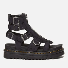 Dr Martens Womens Olson Leather Gladiator Sandals - UK - Grey