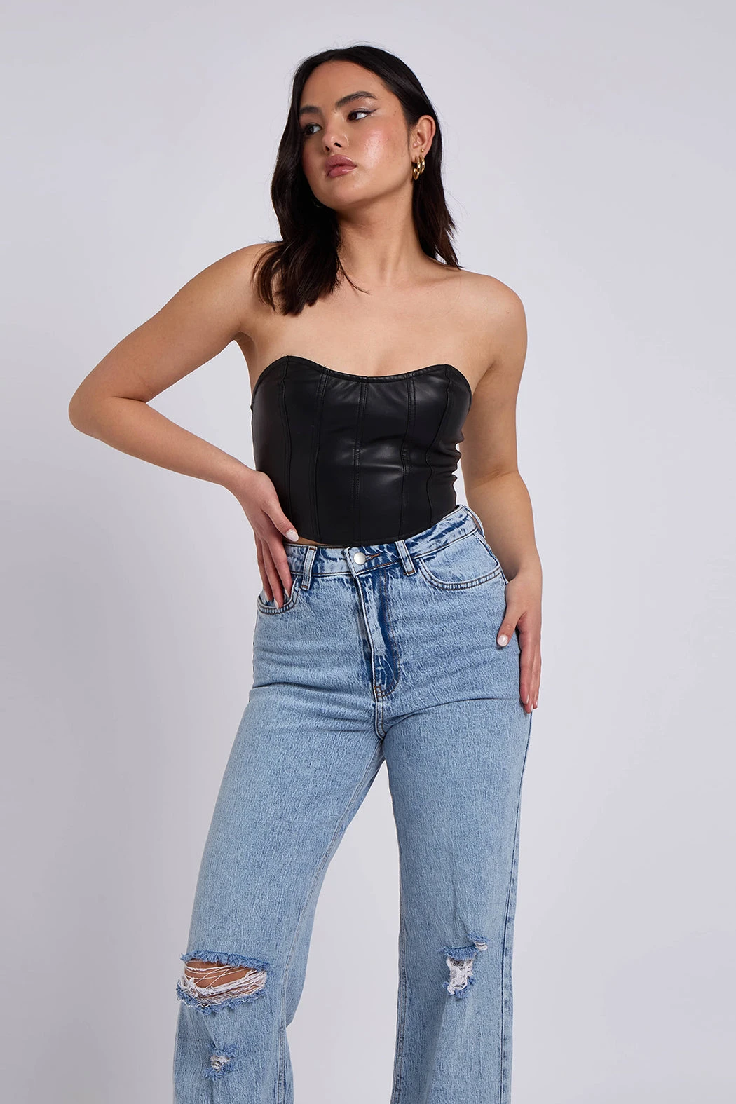 Dracula Corset Top Black /