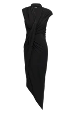 Draped dress Black Size FR
