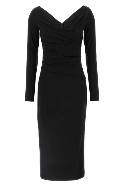 Draped dress - Black