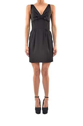 Dress Bow Black Women - Size: 42 - Color: Black - New