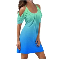 Dresses for Women UK Ruched Dresses for Women Dress Summer Dresses for Women UK Ladies Cotton Sexy Retro Formal Dress Ruched Cocktail Party HomecomingPencil Dress,Blue,L