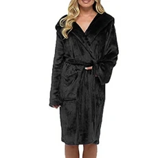 Dressing Gown Men Women Fluffy Super Soft Pajamas Cartoon Soft Plush Hooded Sherpa Lined PJS Warm Home House Coat for All Seasons UK Dressing Gown Men Women Fluffy Super Soft Pajamas Cartoon Soft Plush Hooded Sherpa Lined PJS Warm Home House Coat for All Seasons UK