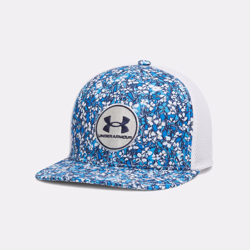 Drive Mid Mens Stretch Fit Cap White / Summit White M/L