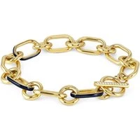 Drusilla Gold + Blue T-Bar Bracelet - 21cm