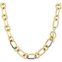 Drusilla Gold + Blue T-Bar Necklace - 46cm