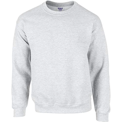 DryBlend Adult Set-in Crew Neck Sweatshirt (13 Colours) (L) (Ash)