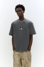 Duck Graphic T hirt ustard