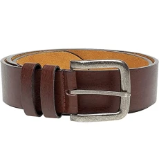 Duke  Mens Archie Big Tall Double Leather Loop Belt - 44