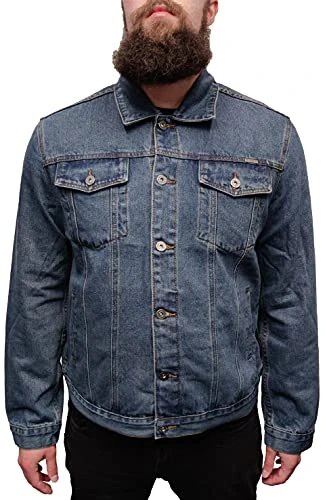 Duke Mens Blue Denim Jacket (x large)