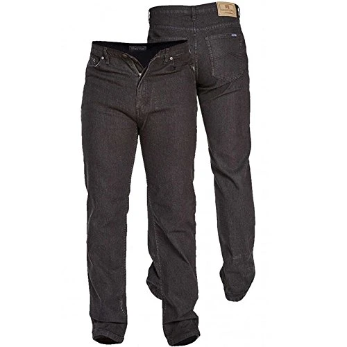 Duke Men's D555 Rockford Carlos Stretch Jeans-Black-60W X 30L